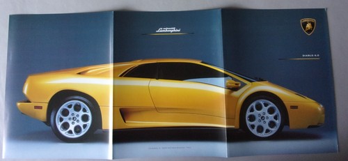 LAMBORGHINI DIABLO 6.0 orig 2000 Sales Brochure in English - Picture 4 of 4