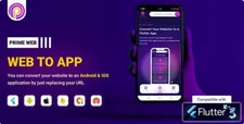 Prime Web v1.0.4 – Convert Website to a Flutter App | Web View App | Web to App