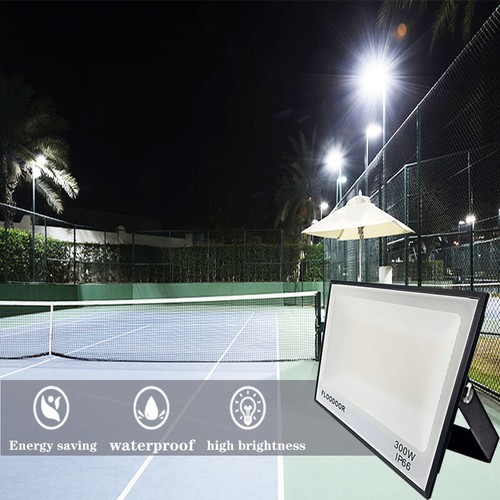 300W LED Flood Light Outdoor Garden Lights 12000LM IP66 AU Plug 220V Cool White - Picture 9 of 12