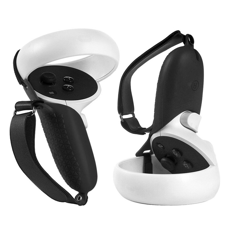 Handle Grip Cover Fixed Strap Protective Sleeve For Oculus Quest 2 Controller