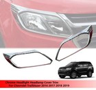 Headlight Head Light Cover Trim For Chevrolet Trailblazer 2016 2017 2018 2019