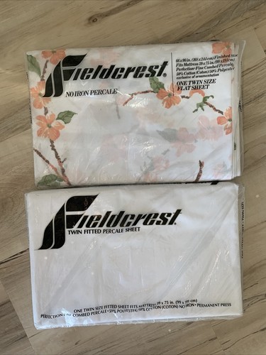 Vintage Percale Sheet Set- Twin -1 