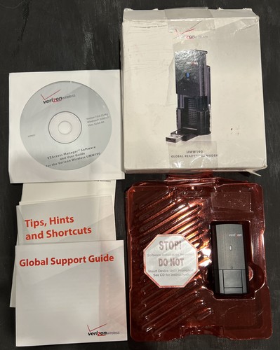 VERIZON UMW190 3G GSM CDMA USB GLOBAL READY MODEM MOBILE BANDA LARGA - Foto 3 di 4
