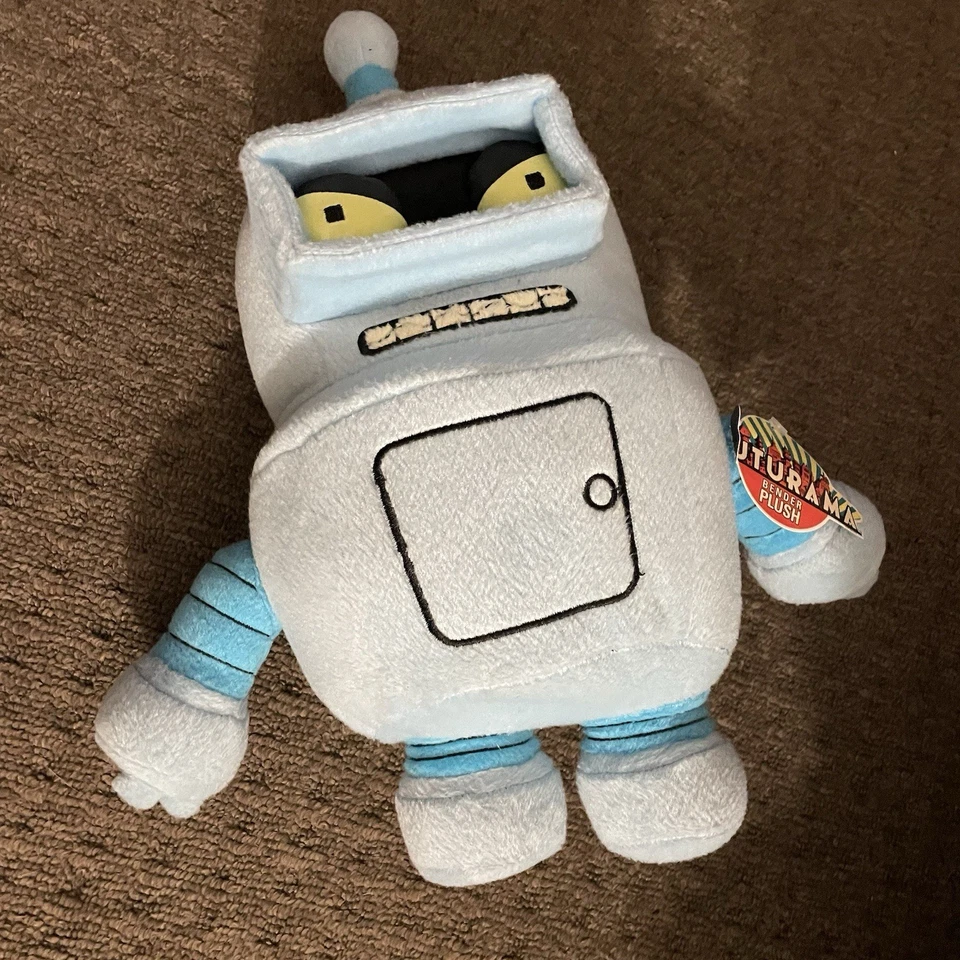 Toynami Futurama Bender Plush 14" New With No Tags Collectable Plush Toy 2011 - Image 3 of 4