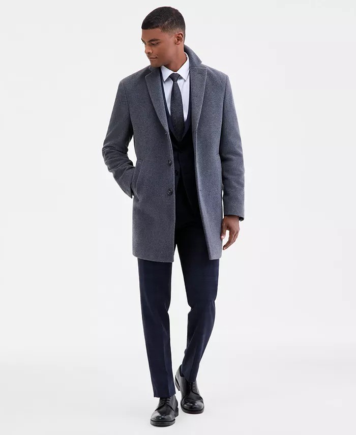 fitted lace wedding dress Calvin Klein Men's Slim-Style Overcoat, Camel, 38S : Amazon.ca: Clothing,  Shoes & Accessories main image 1