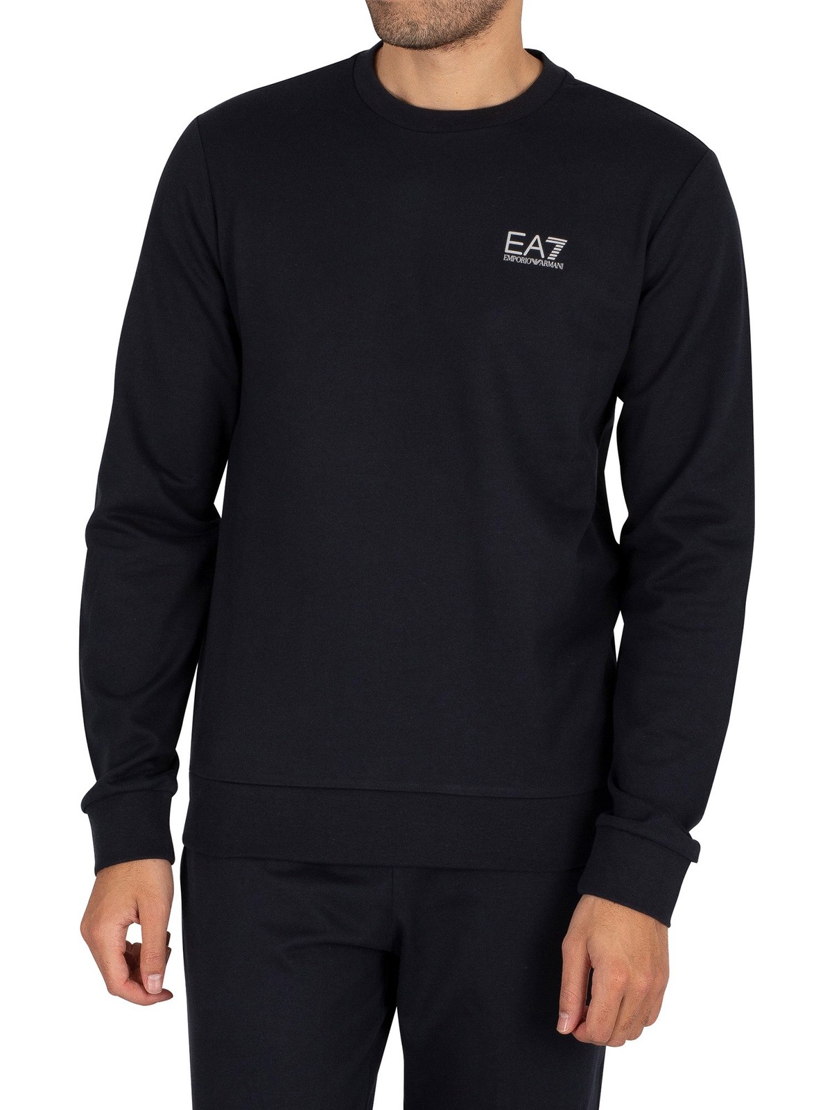 EA7 Mens Logo Sweatshirt Blue 13090₽