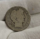 1894 S US Barber Silver Half 50c AG Semi Key