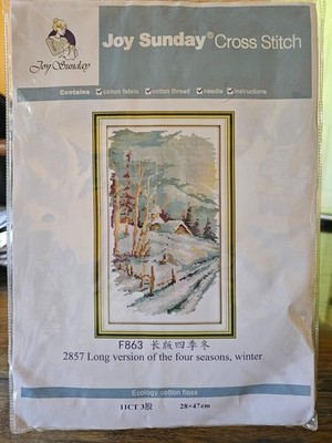  Joy Sunday cross stitch kit ''Winter''