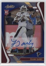 2021 Panini Absolute Rookies Spectrum Blue Signatures /50 Frank Darby Auto 3d7