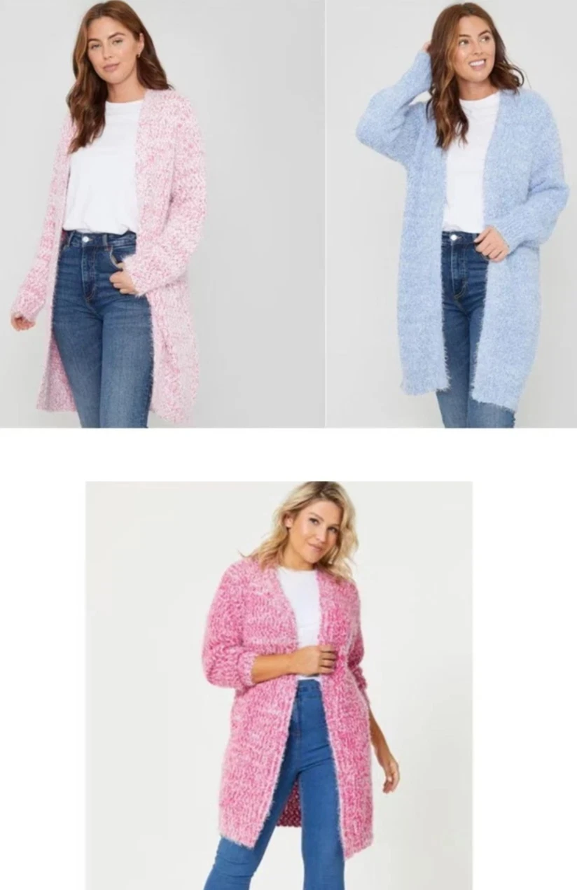 Be You Soft Cardigan Women Oversized Sweater Jacket UK 8-26 Outerwear BNWT