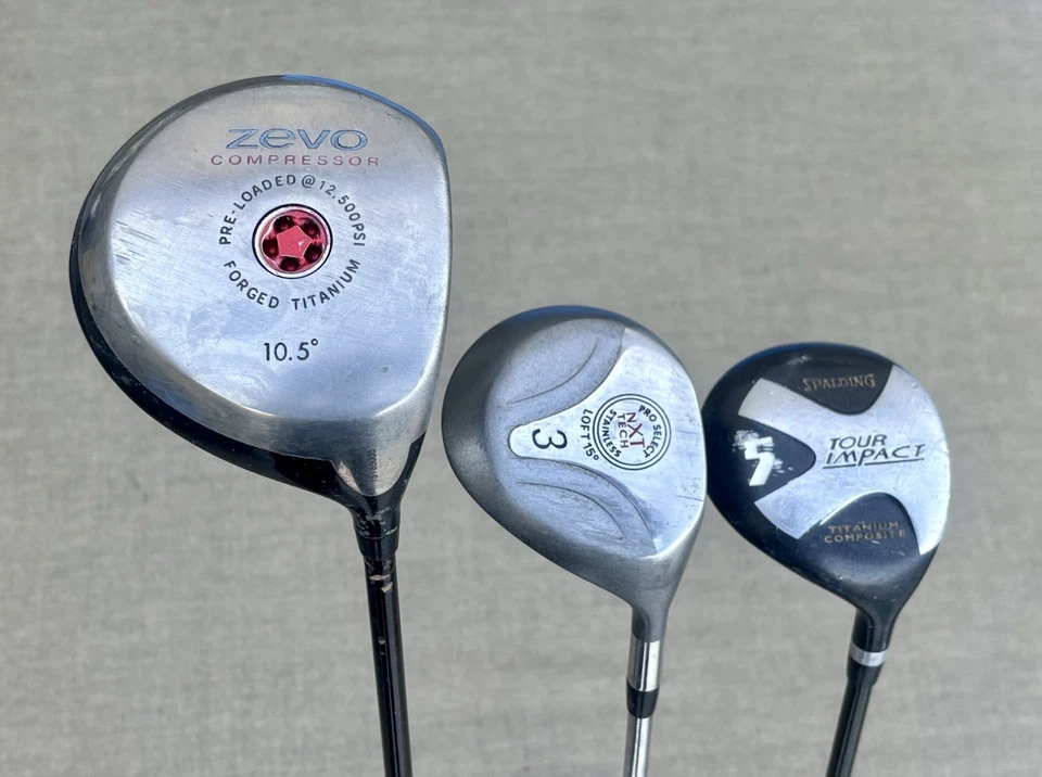 Juego de golf para hombre Integra hierros dorados Driver Woods bolsa de pie de golf diestro juego de inicio Foto 3 de 4