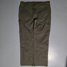 Vintage Y2k Dickies Carpenter Pants Mens 38x32 Brown Workwear Canvas Baggy Skate