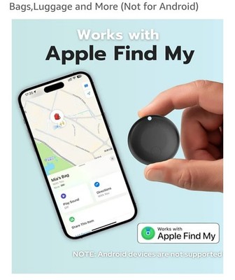 Air Tag-1 Pack: Smart Bluetooth Tracker, Item Finder Works with Apple Find My L