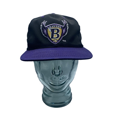 Baltimore Ravens Flying B Logo 7 Athletic Hat Cap Snapback Mens