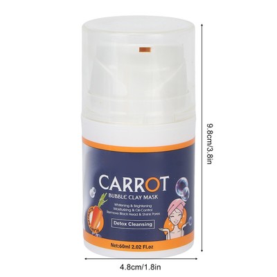 Carrot Bubble Cleansing Mud Mask Gesichtsfeuchtigkeitsspendende Bubble Clay URS