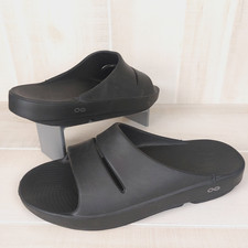 Oofos Ooahh Recovery Slide Mens 11 Black Sandals