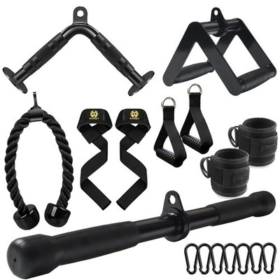 Cable Machine Attachment LAT Pulldown Attachments Cable Machine Accessories f...
