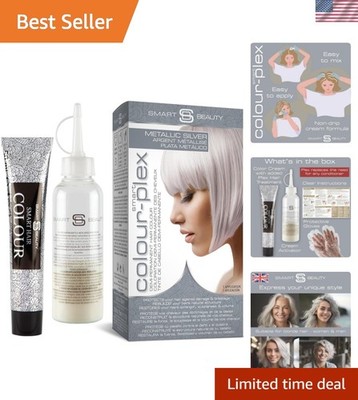 Demi-Permanent Silver Hair Dye with Plex Technology - Cruelty-Free and