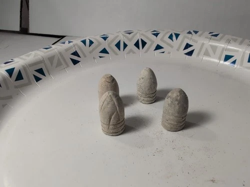 Dug Civil War era 3 ring bullets