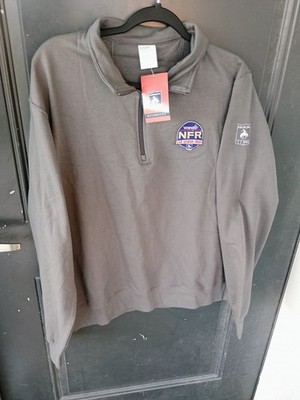 Wrangler National Finals Rodeo 2021 Las Vegas 1/4 Zip LS Top Large New/Tags 