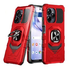 Funda de teléfono híbrida de doble capa Blu View Speed Ultra 5G con protector de pantalla