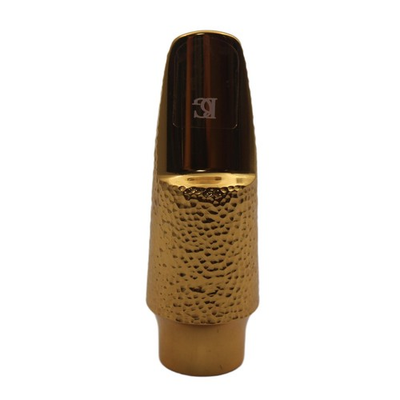 #ad Easten Music Hand Hammered Metal Alto Sax Mouthpiece Gold Plated Eb Jazz $127.50