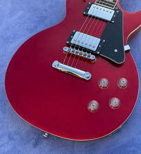 Glossy Finished 6 Strings Electric Guitar Bone Nut Solid Mahogany Body Guitarra
