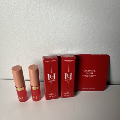 2, Carolina Herrera Good Girl Hydrating Glossy Lip Plumper MINI 975 Opulent Pink