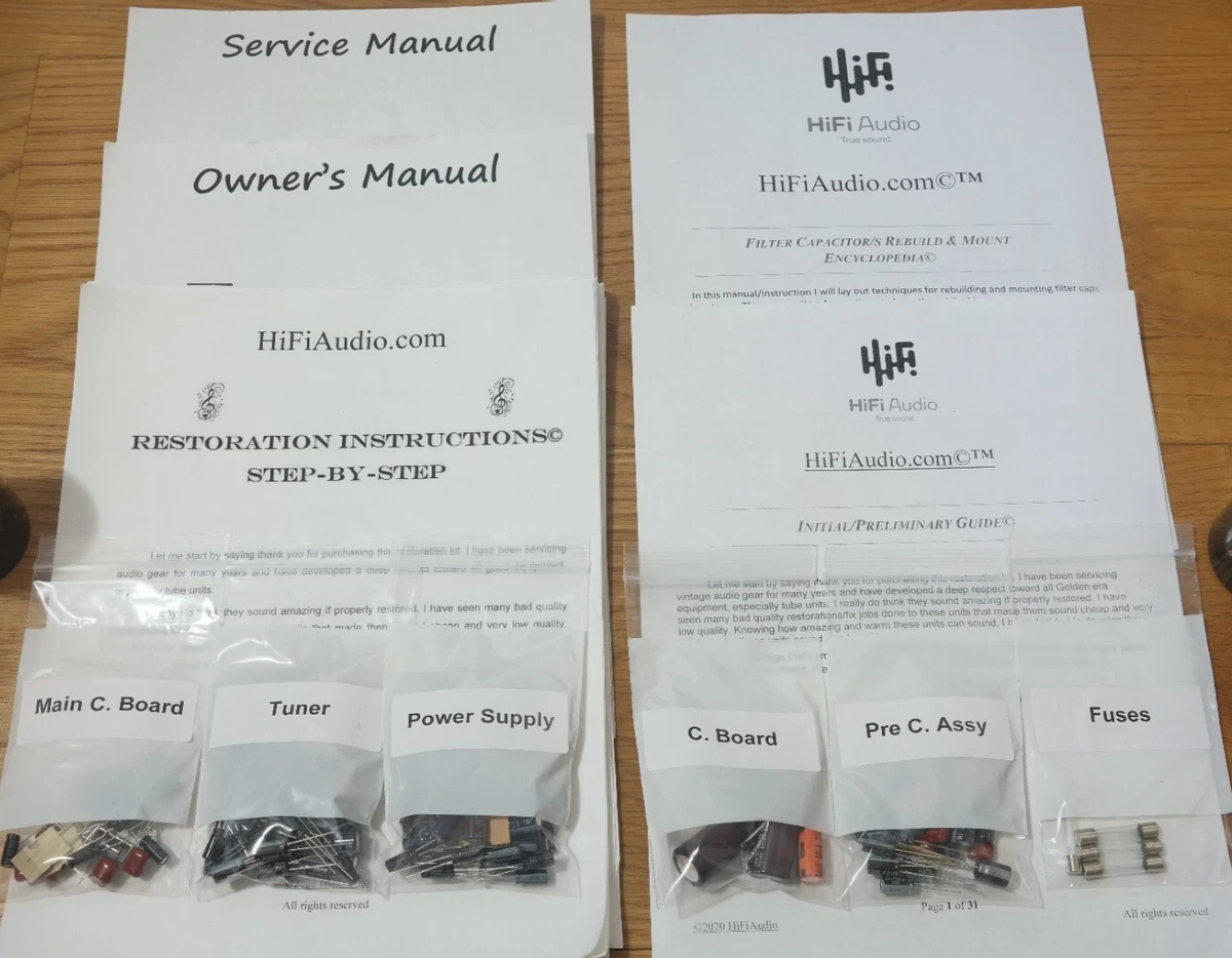 Yamaha CR-3020 FULL rebuild restoration recap upgrade kit repair