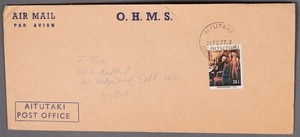 Mayfairstamps Aitutaki 1977 Official to North Hollywood CA cover cca_11731