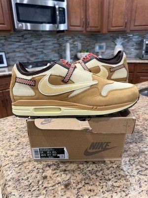 Nike Air Max 1 Travis Scott Cactus Jack Wheat Lemon Drop Size 15 DO9392-701