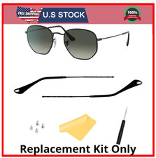Complete Replacement Kit: Ray-Ban Temple Arm  Tips with Screws for Perfect Fit