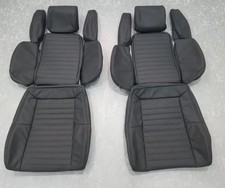 Toyota Supra Mk2 Celica 1981-1986 Synthetic Leather Seat Covers In Full Black
