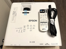 Epson PowerLite L200W 3LCD WXGA Laser Projector w/ Remote  Wireless 2k-3k hrs.