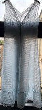 RARE Mesh DDR transparentes Spitze Doll Unterkleid Damen Dederon 1970er Vintage