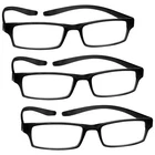 Neck Specs 3 Packs Long Arm Reading Glasses Mens Womens UV Reader RRR20