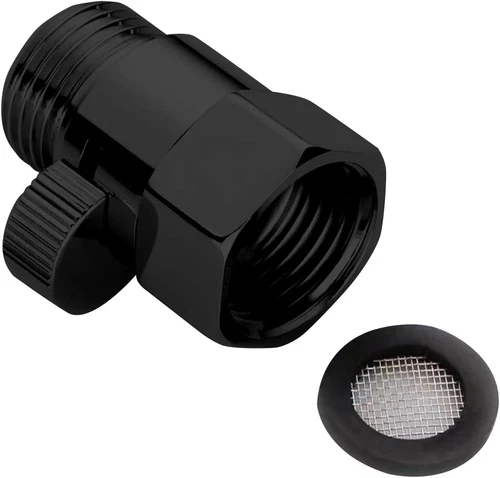 Shower Head Shut off Valve,Brass Water Flow Control Valve G1/2 Flow Pressure Reg - Picture 1 of 12