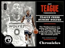 2017-18 Panini Chronicles Jeff Teague Minnesota Timberwolves #73
