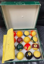 Vintage Belgium Aramith Balls, Set of 16