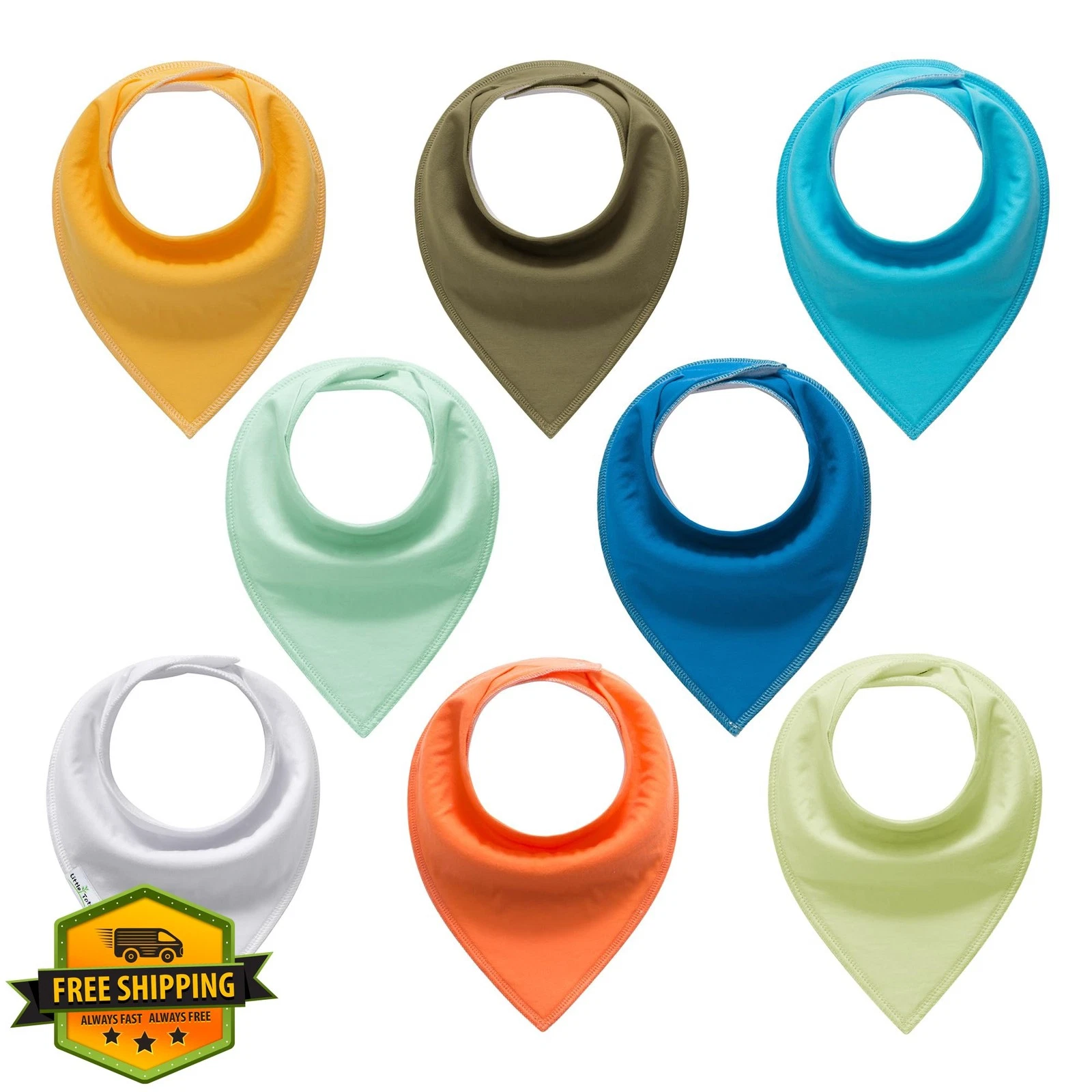 Little Tots Bibs Sunny Day 8pack