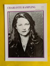 CHARLOTTE RAMPLIMG / Filmstar - Sammelkarte
