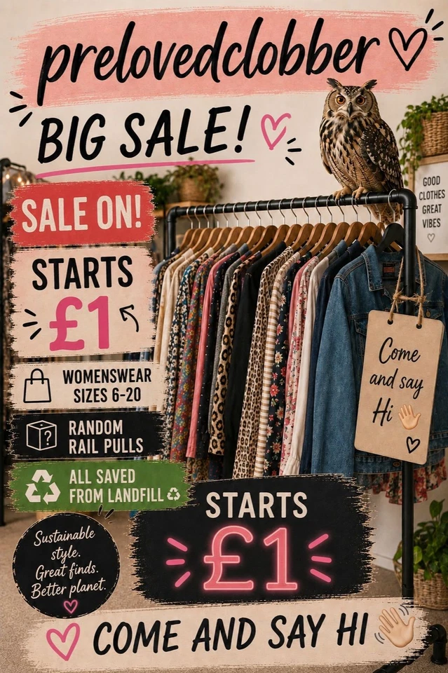 £1 Starts SALE ⚡🤯 Womenswear SALE- Random Rail Pulls 👗👚👕👖