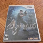 Resident Evil 4 Nintendo Wii Complete in box CIB with Manual