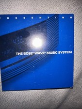 The BOSE Wave Music System CD 2009