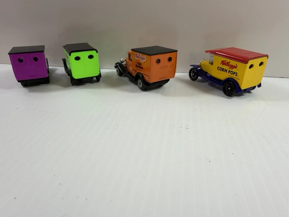 Set of 4 Kellogg's Cereals Matchbox Model A & Model T Ford Trucks - Image 4 of 4