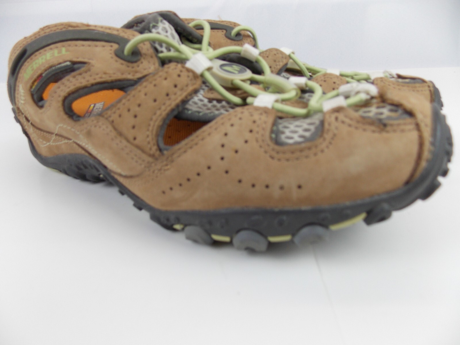 Sandali slip on Merrell Chameleon Arc Web marrone chiaro lime muli escursionismo donna taglia 6 5