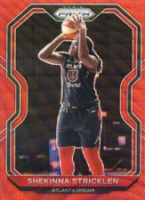 2021 Panini WNBA Prizm SHEKINNA STRICKLEN #35 RED RUBY WAVE PRIZM DREAM