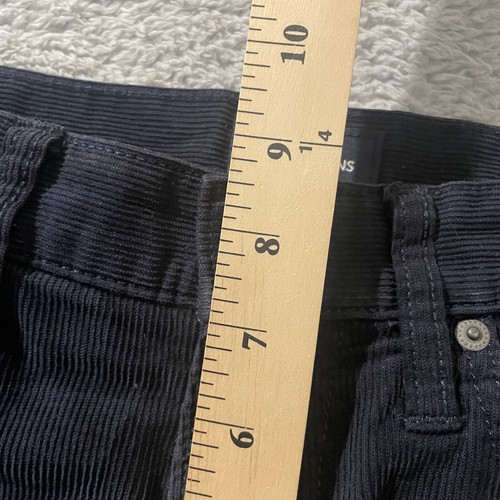 J Crew Jeans 484 Slim Corduroy Chino Pants Men 29x30 (Actual 31x29) Navy Stretch - Picture 11 of 16