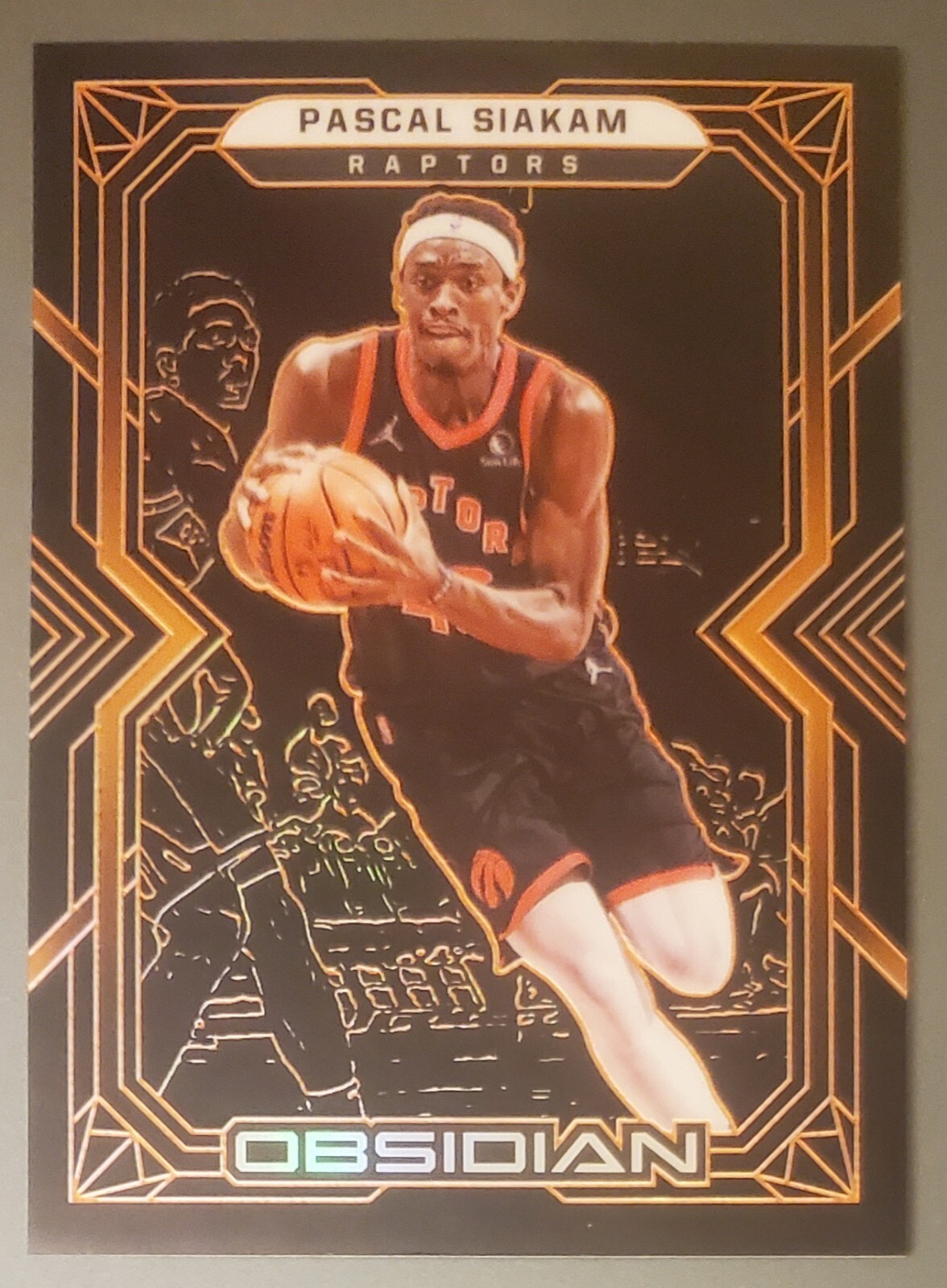 2021-22 Panini Obsidian - Pascal Siakam #87 - Electric Etch Orange /50