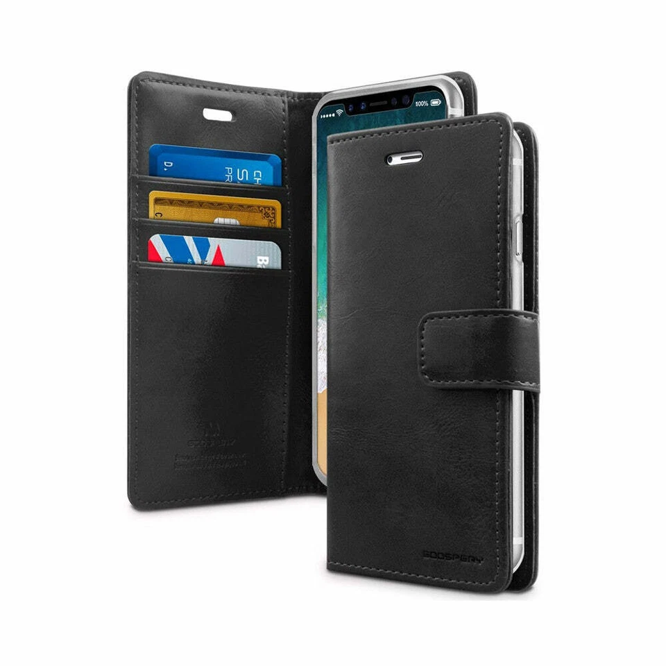 Goospery Bluemoon Diary Wallet Case With Card Slots for Samsung Galaxy Note 9 - Image 2 of 4